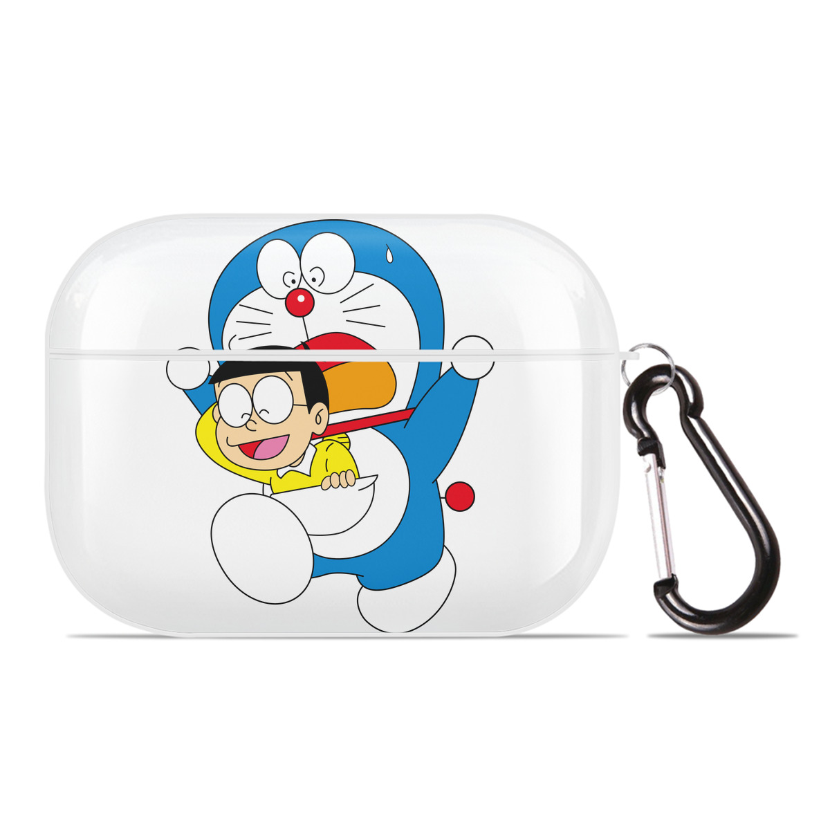 （画像用） ドラえもん Doraemon 【AirPods Pro用】ハードシェル保護ケース 耐衝撃・防指紋・カラビナ付き商品仕様