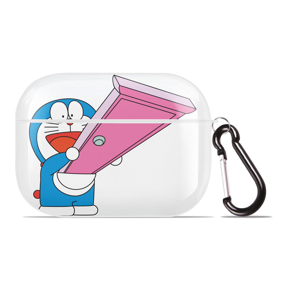 （画像用） ドラえもん Doraemon 【AirPods Pro用】ハードシェル保護ケース 耐衝撃・防指紋・カラビナ付き商品仕様