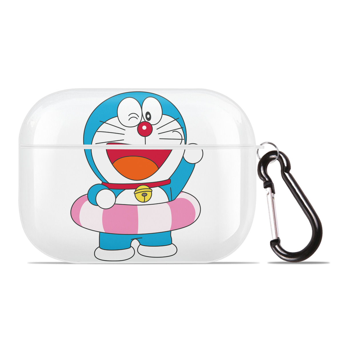 （画像用） ドラえもん Doraemon 【AirPods Pro用】ハードシェル保護ケース 耐衝撃・防指紋・カラビナ付き商品仕様
