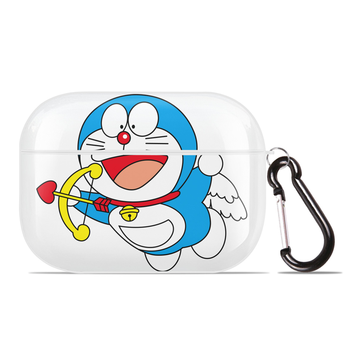 （画像用） ドラえもん Doraemon 【AirPods Pro用】ハードシェル保護ケース 耐衝撃・防指紋・カラビナ付き商品仕様