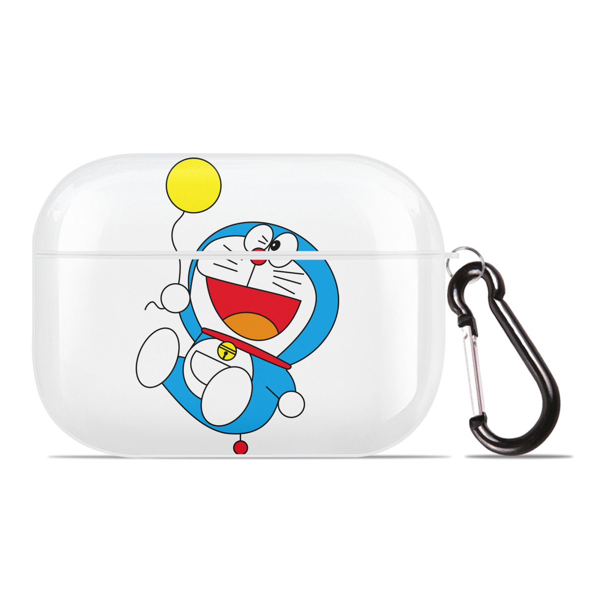 （画像用） ドラえもん Doraemon 【AirPods Pro用】ハードシェル保護ケース 耐衝撃・防指紋・カラビナ付き商品仕様