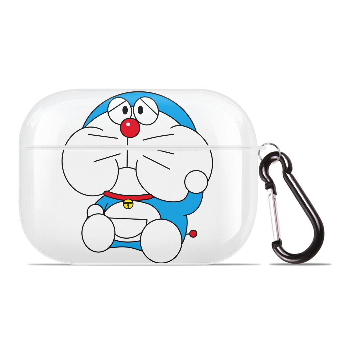 （画像用） ドラえもん Doraemon 【AirPods Pro用】ハードシェル保護ケース 耐衝撃・防指紋・カラビナ付き商品仕様