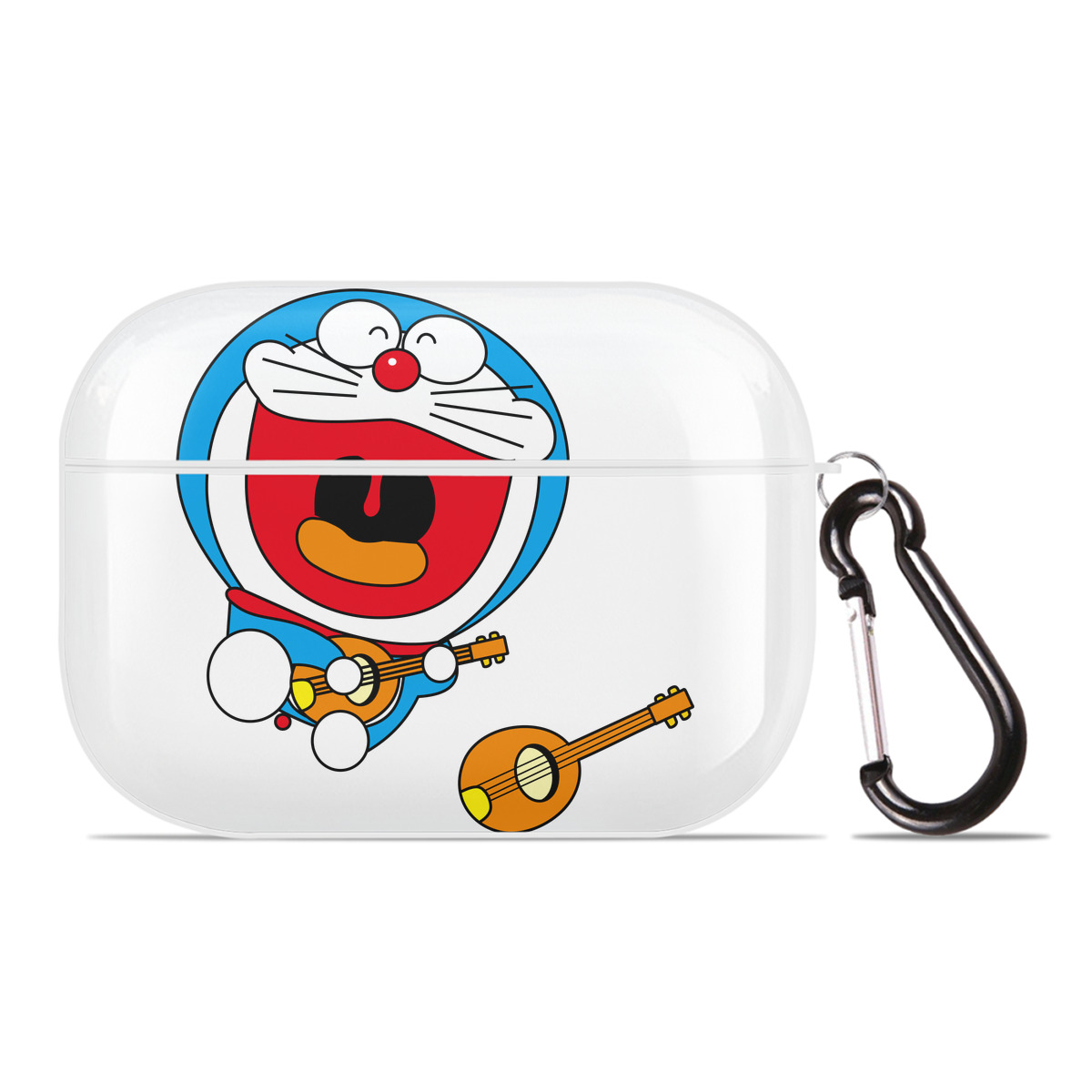 （画像用） ドラえもん Doraemon 【AirPods Pro用】ハードシェル保護ケース 耐衝撃・防指紋・カラビナ付き商品仕様