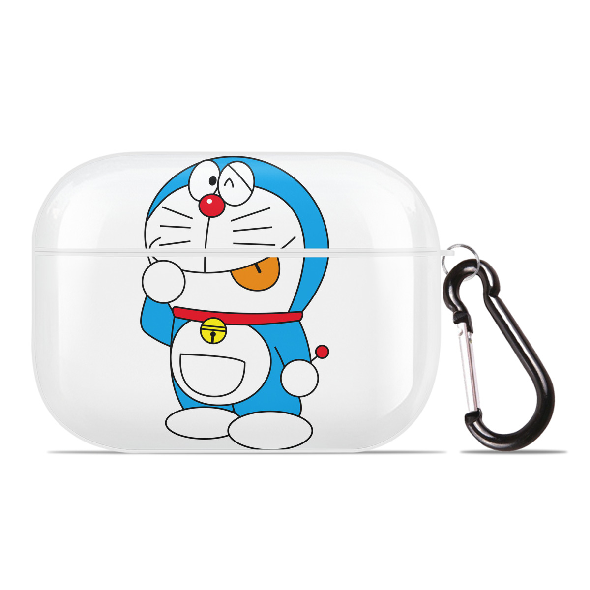 （画像用） ドラえもん Doraemon 【AirPods Pro用】ハードシェル保護ケース 耐衝撃・防指紋・カラビナ付き商品仕様