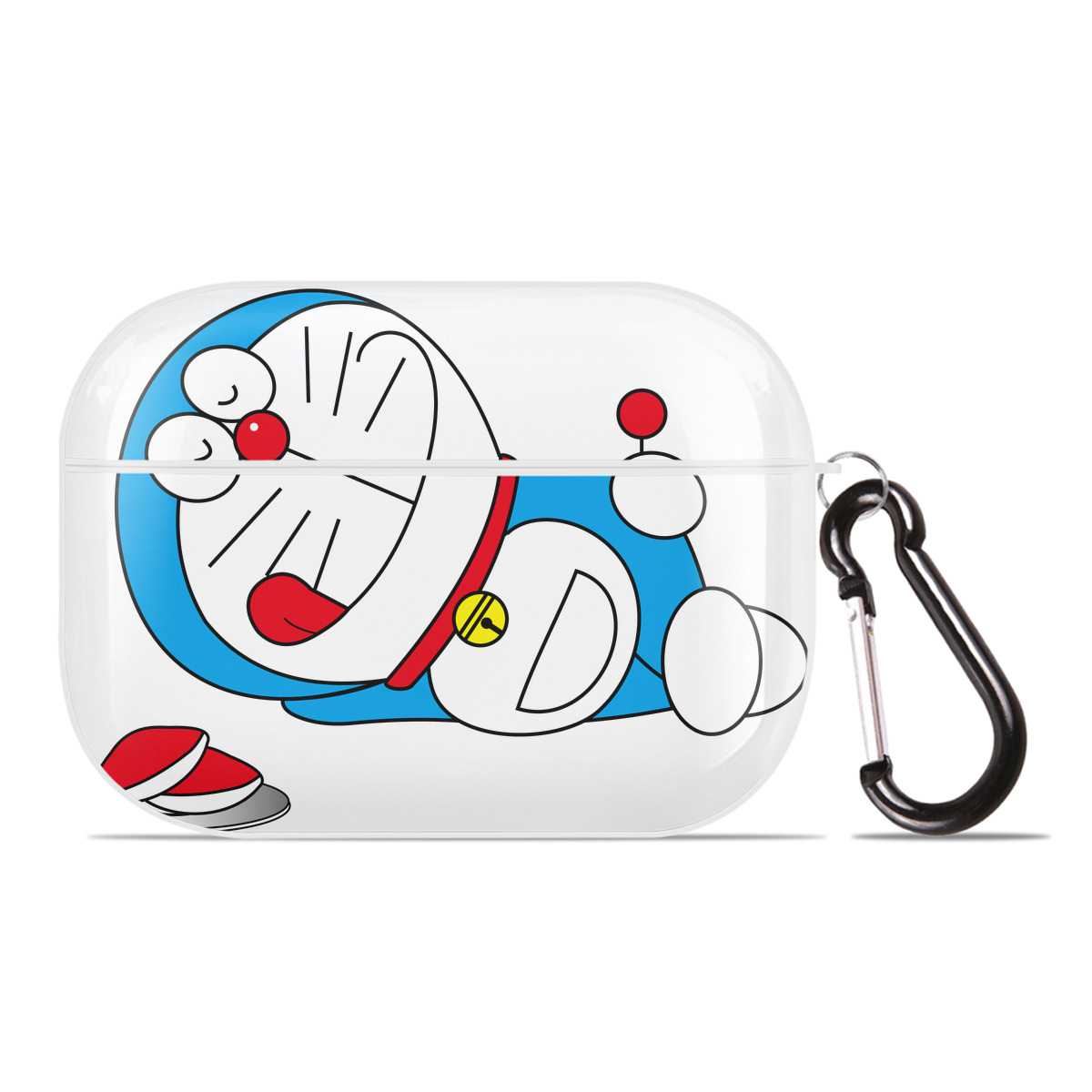 （画像用） ドラえもん Doraemon 【AirPods Pro用】ハードシェル保護ケース 耐衝撃・防指紋・カラビナ付き商品仕様
