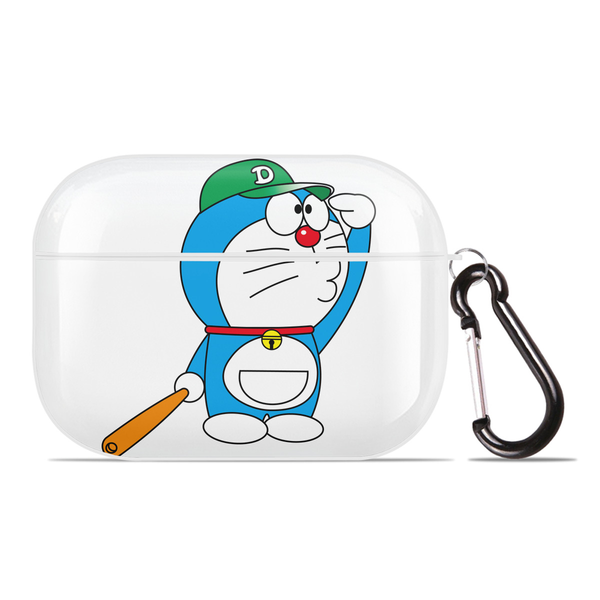 （画像用） ドラえもん Doraemon 【AirPods Pro用】ハードシェル保護ケース 耐衝撃・防指紋・カラビナ付き商品仕様