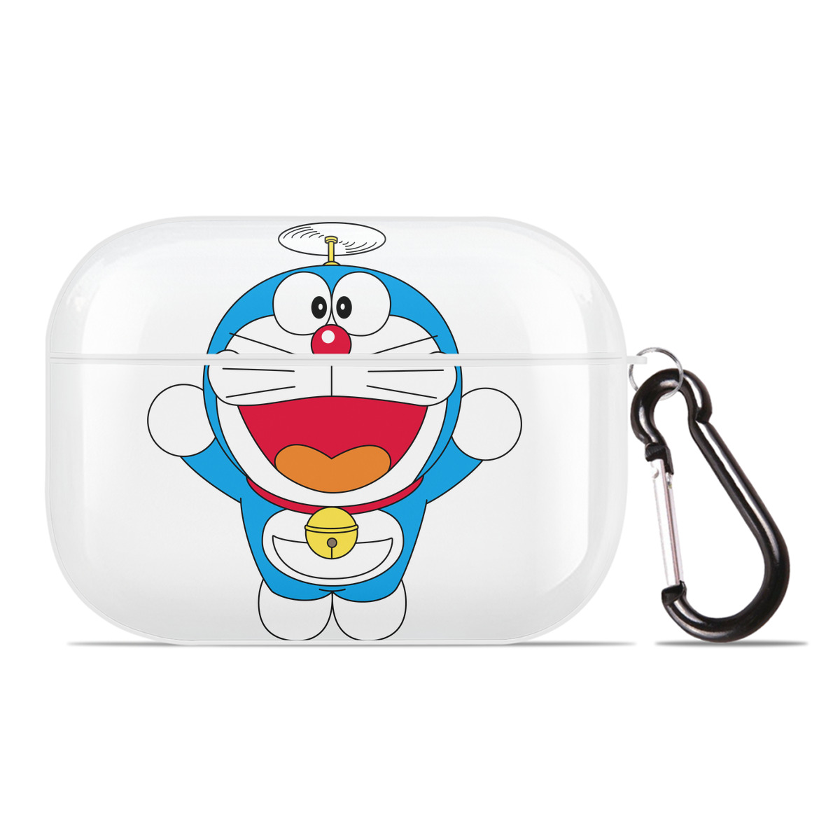 （画像用） ドラえもん Doraemon 【AirPods Pro用】ハードシェル保護ケース 耐衝撃・防指紋・カラビナ付き商品仕様