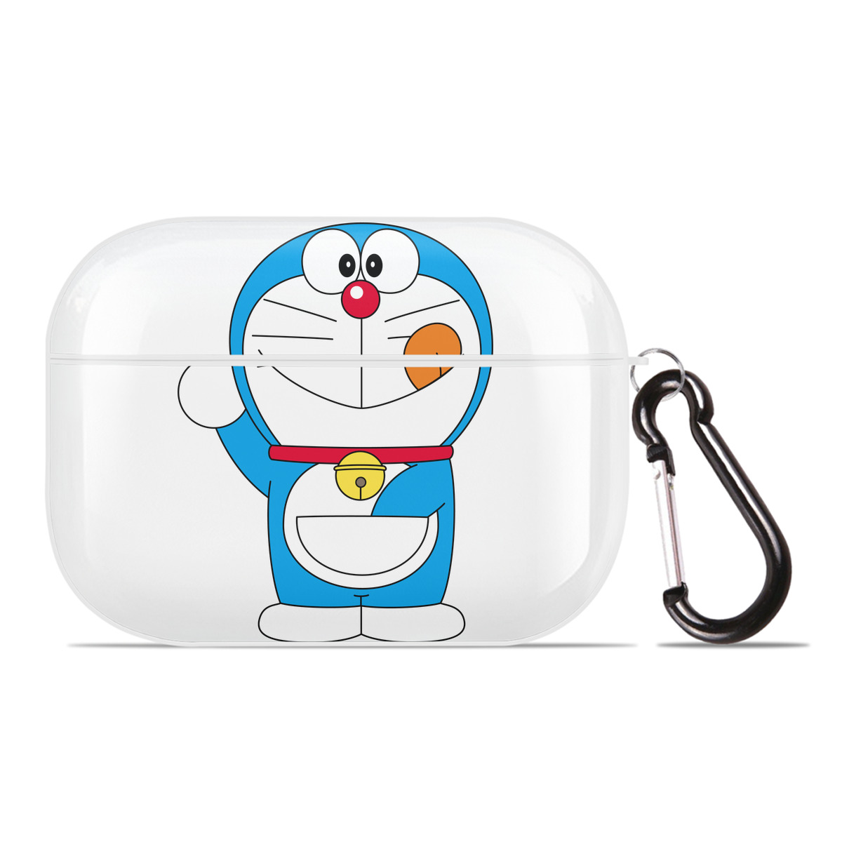 （画像用） ドラえもん Doraemon 【AirPods Pro用】ハードシェル保護ケース 耐衝撃・防指紋・カラビナ付き商品仕様