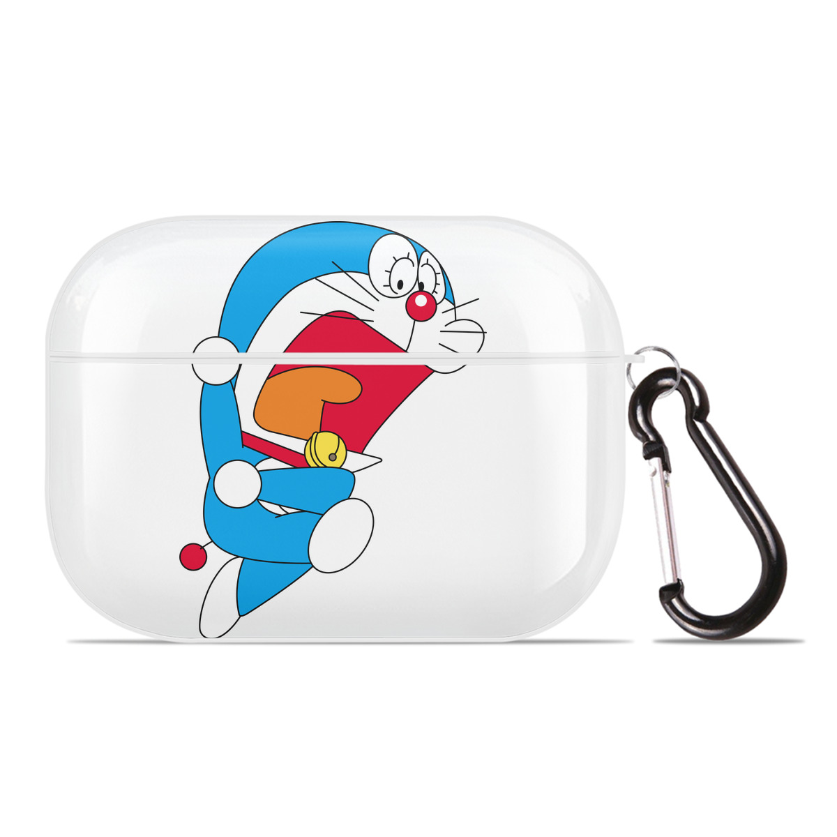 （画像用） ドラえもん Doraemon 【AirPods Pro用】ハードシェル保護ケース 耐衝撃・防指紋・カラビナ付き商品仕様