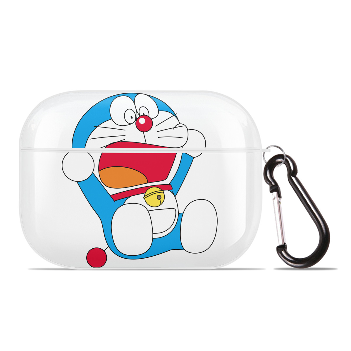 （画像用） ドラえもん Doraemon 【AirPods Pro用】ハードシェル保護ケース 耐衝撃・防指紋・カラビナ付き商品仕様