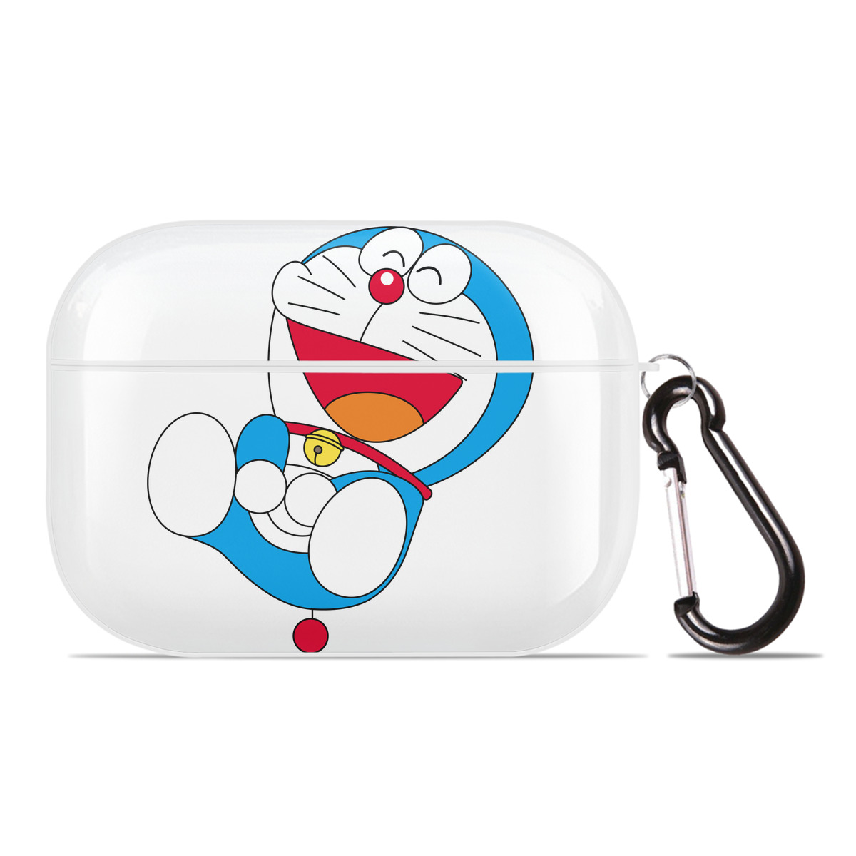 （画像用） ドラえもん Doraemon 【AirPods Pro用】ハードシェル保護ケース 耐衝撃・防指紋・カラビナ付き商品仕様