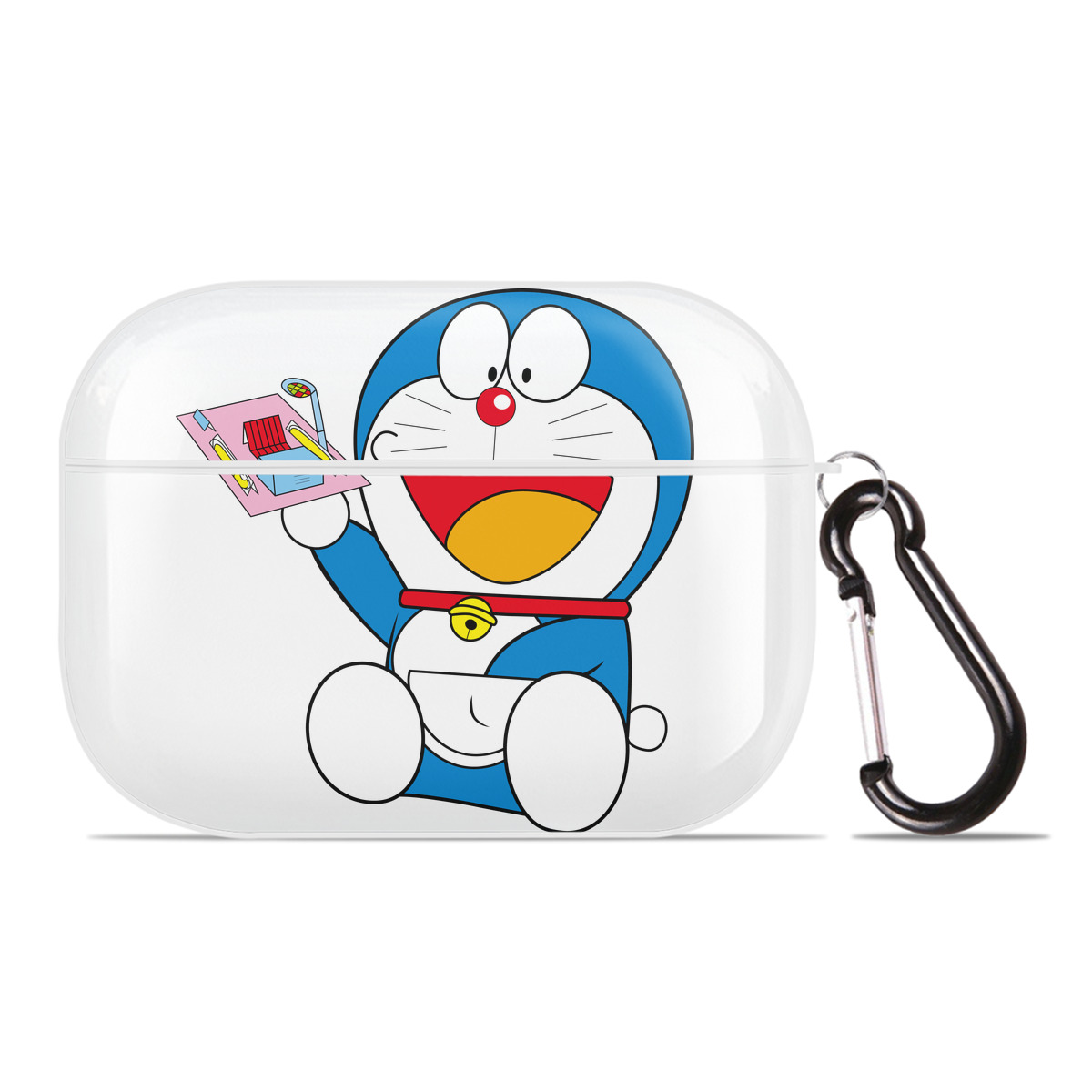 （画像用） ドラえもん Doraemon 【AirPods Pro用】ハードシェル保護ケース 耐衝撃・防指紋・カラビナ付き商品仕様