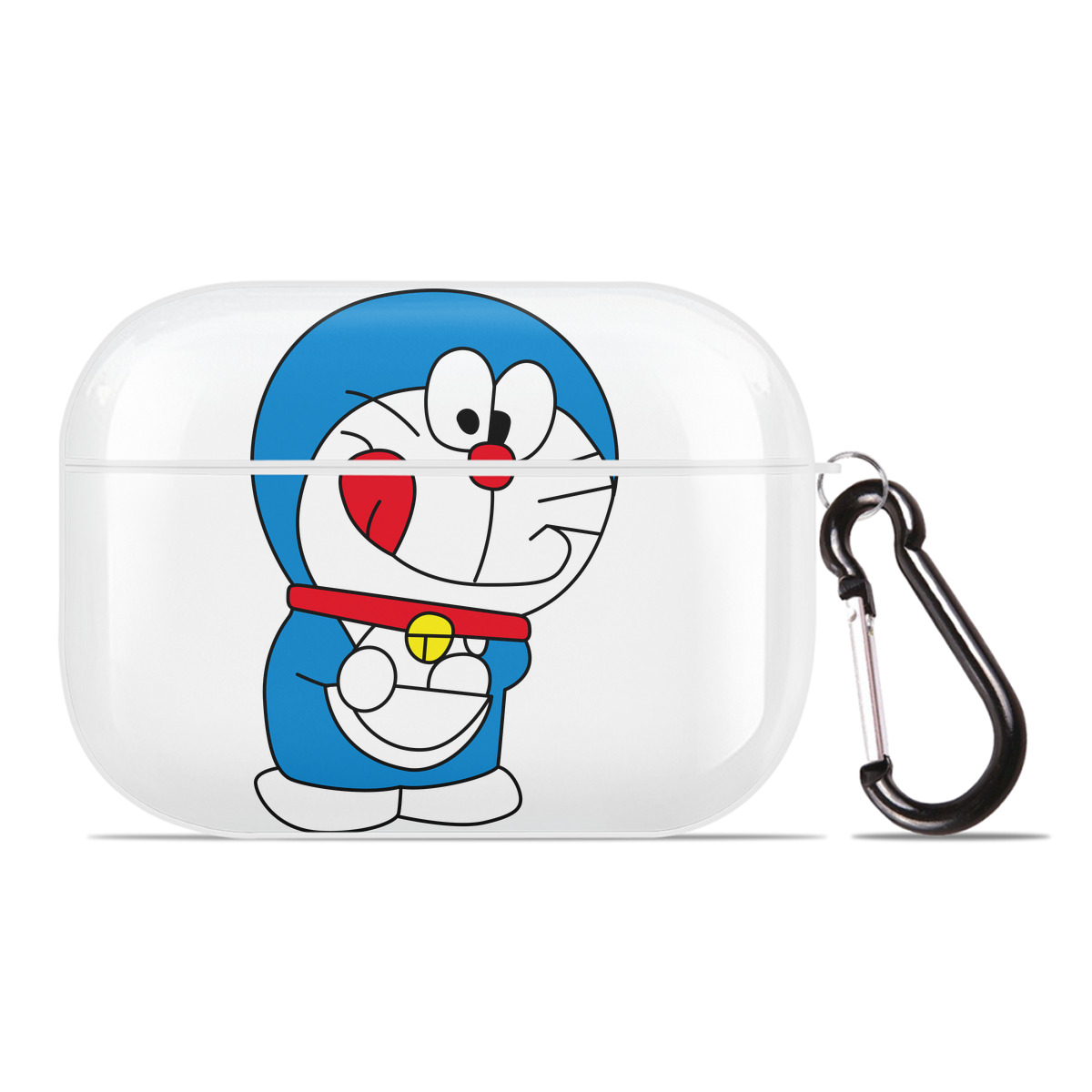（画像用） ドラえもん Doraemon 【AirPods Pro用】ハードシェル保護ケース 耐衝撃・防指紋・カラビナ付き商品仕様