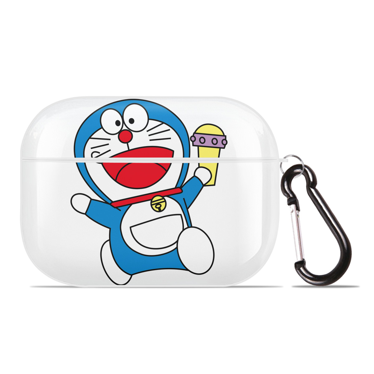 （画像用） ドラえもん Doraemon 【AirPods Pro用】ハードシェル保護ケース 耐衝撃・防指紋・カラビナ付き商品仕様