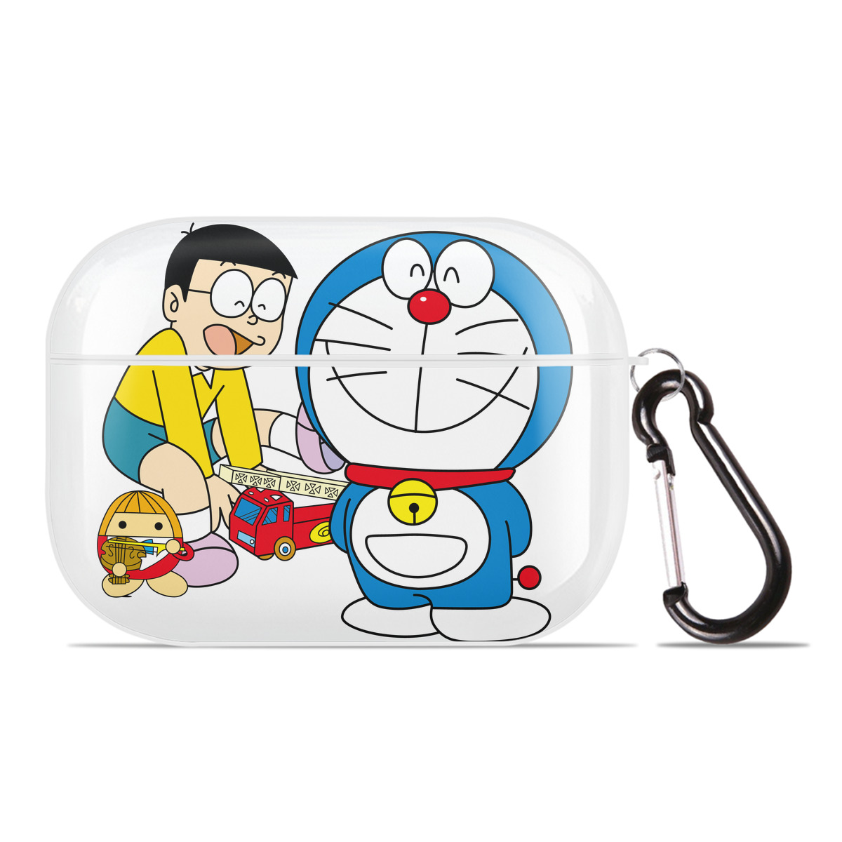 （画像用） ドラえもん Doraemon 【AirPods Pro用】ハードシェル保護ケース 耐衝撃・防指紋・カラビナ付き商品仕様
