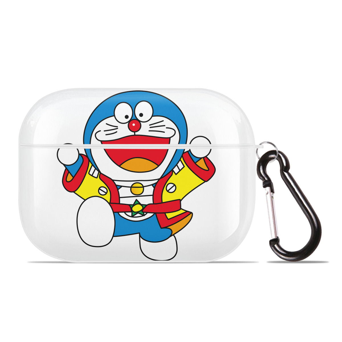 （画像用） ドラえもん Doraemon 【AirPods Pro用】ハードシェル保護ケース 耐衝撃・防指紋・カラビナ付き商品仕様
