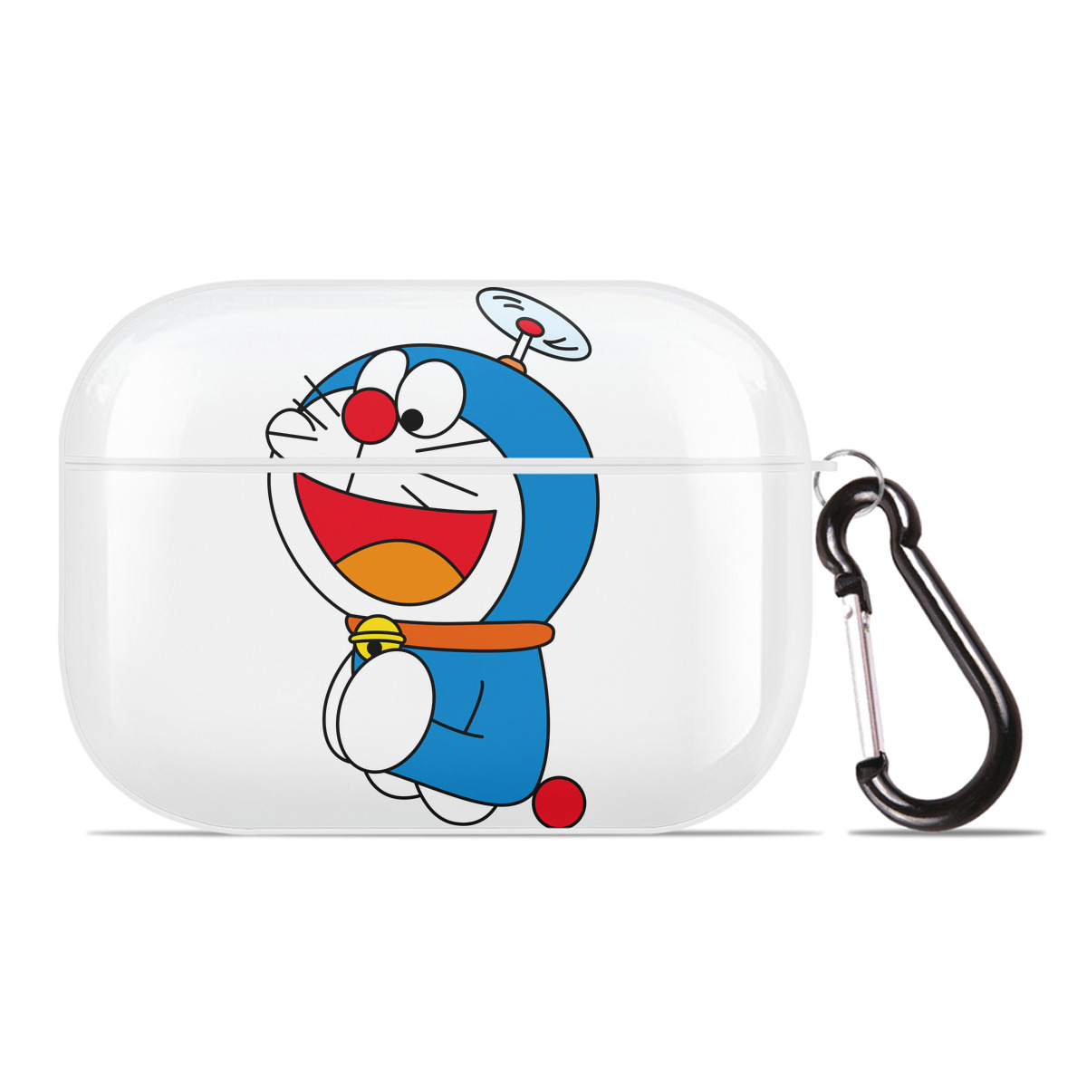 （画像用） ドラえもん Doraemon 【AirPods Pro用】ハードシェル保護ケース 耐衝撃・防指紋・カラビナ付き商品仕様