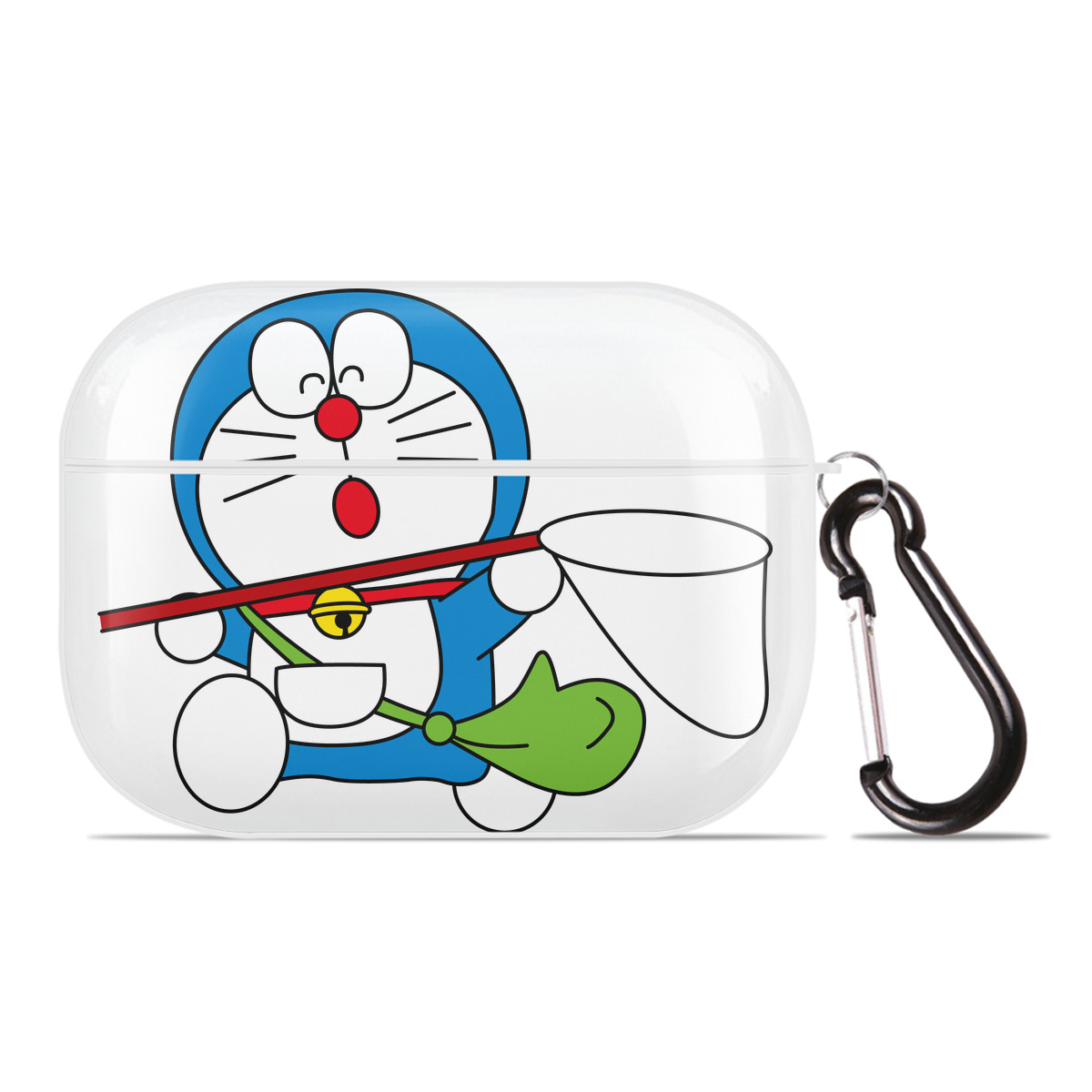 （画像用） ドラえもん Doraemon 【AirPods Pro用】ハードシェル保護ケース 耐衝撃・防指紋・カラビナ付き商品仕様