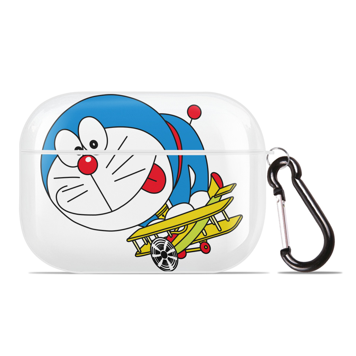 （画像用） ドラえもん Doraemon 【AirPods Pro用】ハードシェル保護ケース 耐衝撃・防指紋・カラビナ付き商品仕様