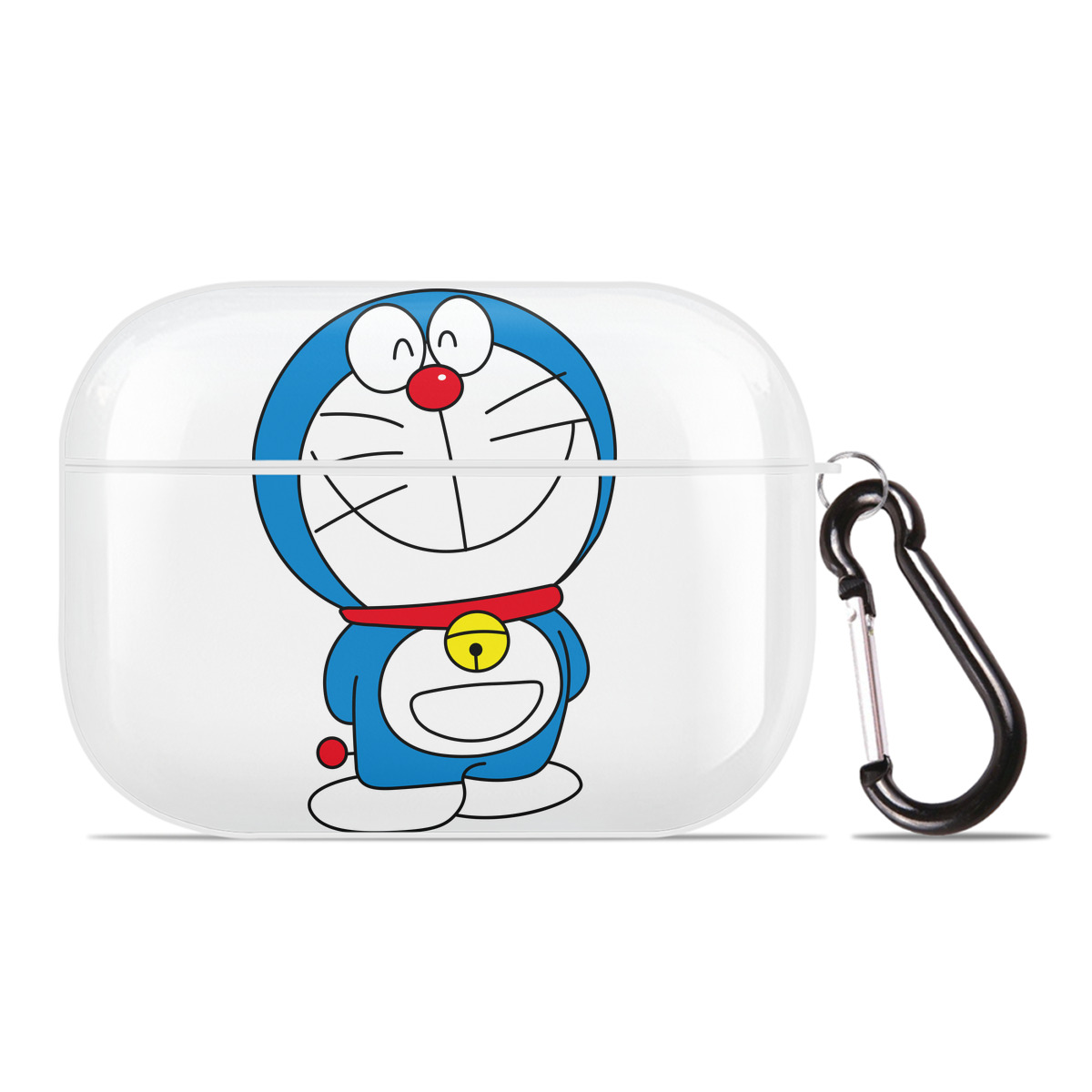 （画像用） ドラえもん Doraemon 【AirPods Pro用】ハードシェル保護ケース 耐衝撃・防指紋・カラビナ付き商品仕様