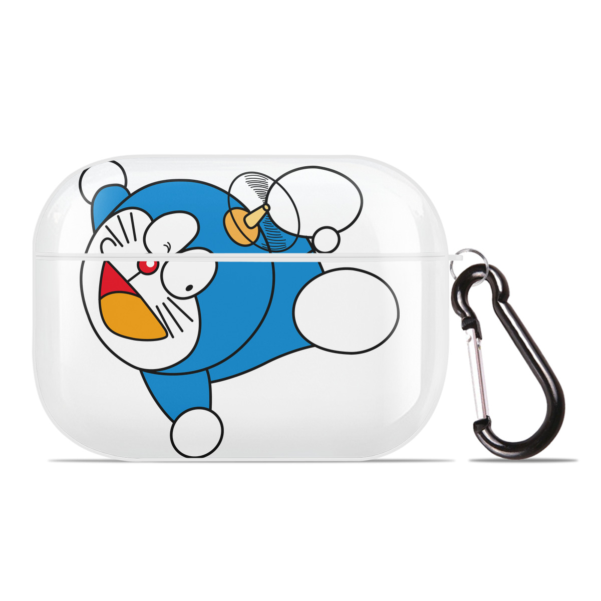（画像用） ドラえもん Doraemon 【AirPods Pro用】ハードシェル保護ケース 耐衝撃・防指紋・カラビナ付き商品仕様