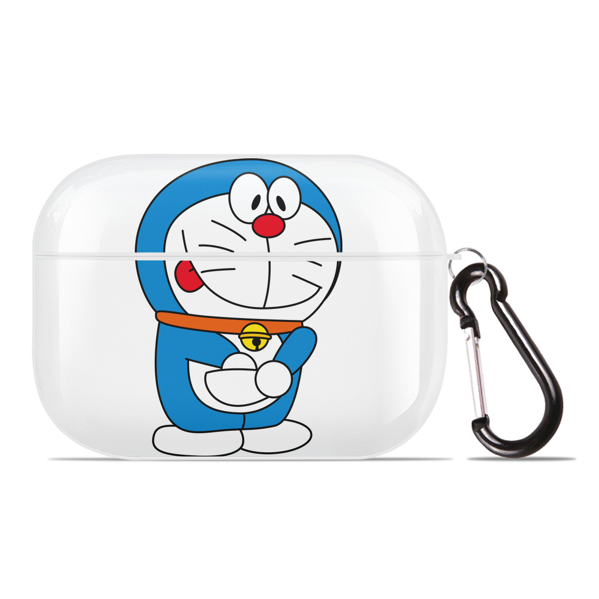 （画像用） ドラえもん Doraemon 【AirPods Pro用】ハードシェル保護ケース 耐衝撃・防指紋・カラビナ付き商品仕様
