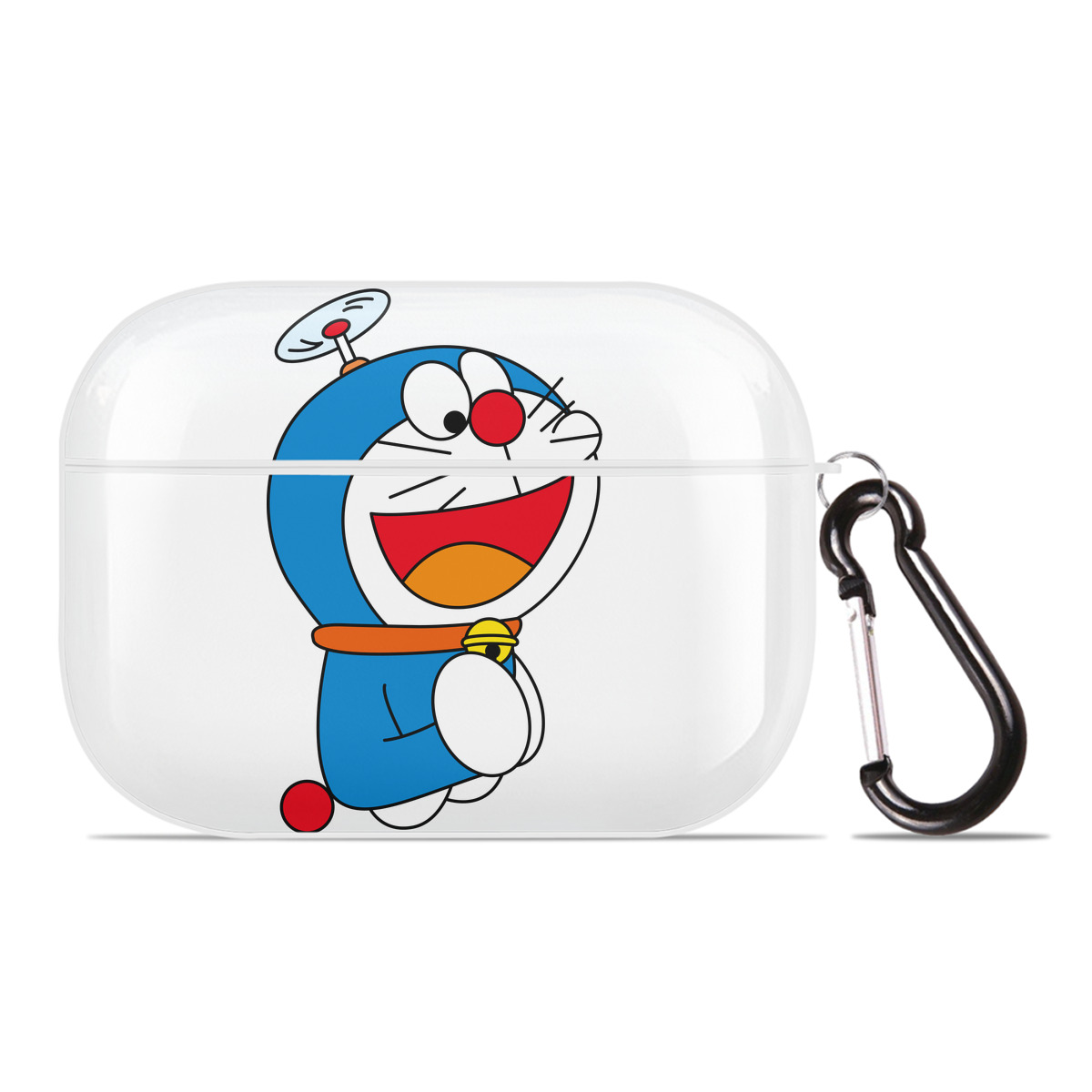 （画像用） ドラえもん Doraemon 【AirPods Pro用】ハードシェル保護ケース 耐衝撃・防指紋・カラビナ付き商品仕様