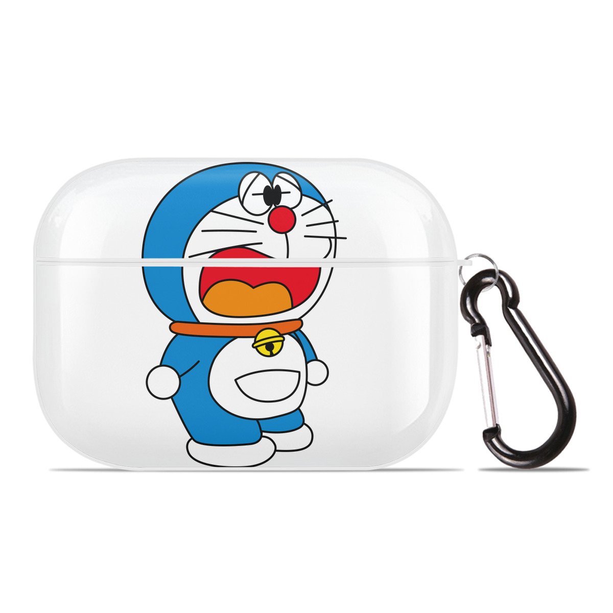 （画像用） ドラえもん Doraemon 【AirPods Pro用】ハードシェル保護ケース 耐衝撃・防指紋・カラビナ付き商品仕様