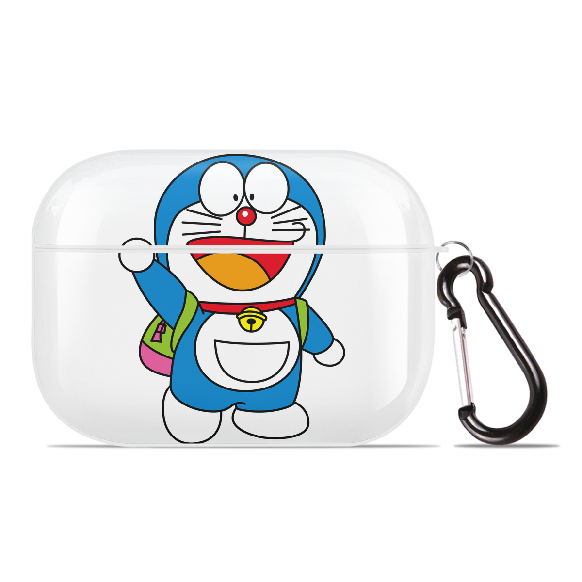 （画像用） ドラえもん Doraemon 【AirPods Pro用】ハードシェル保護ケース 耐衝撃・防指紋・カラビナ付き商品仕様