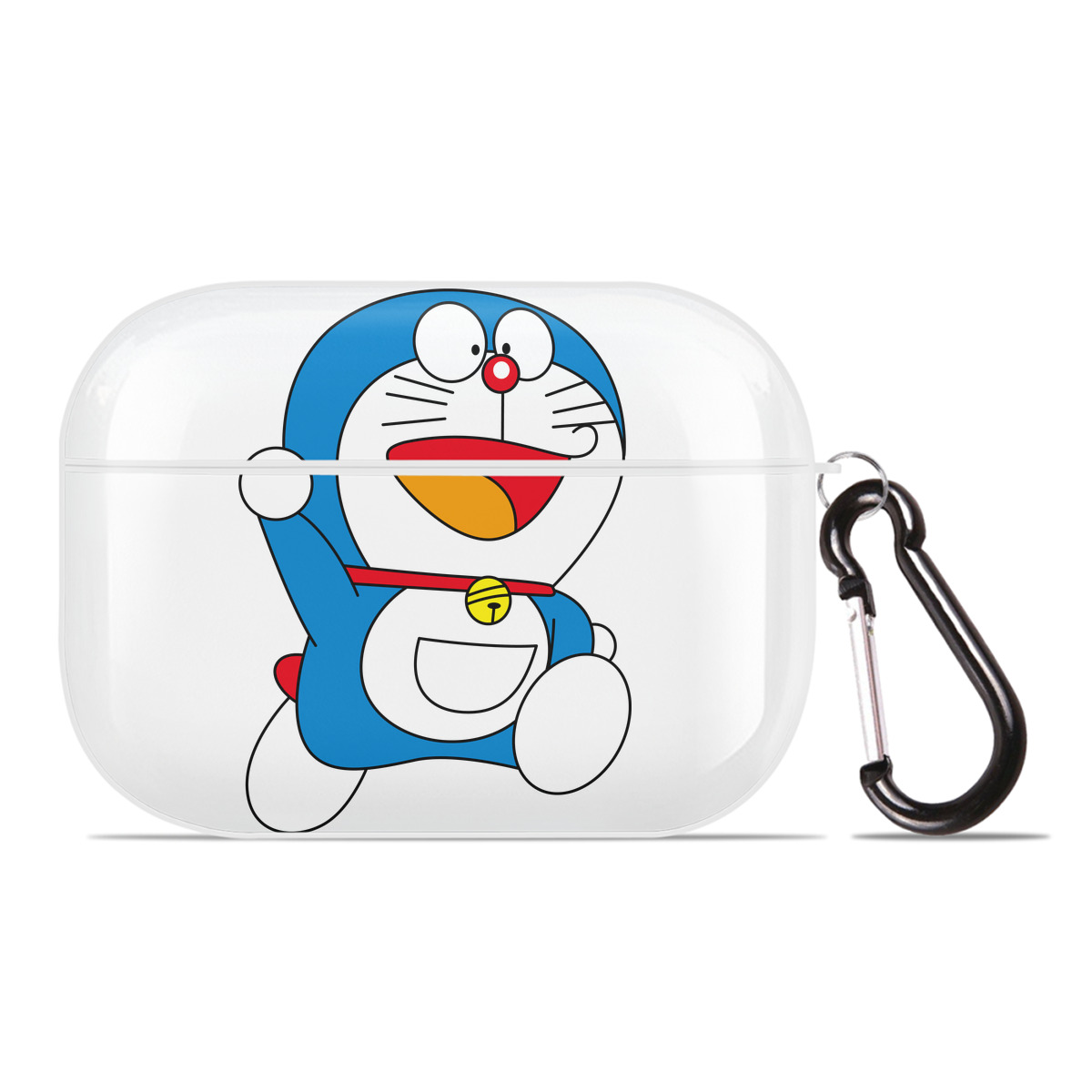 （画像用） ドラえもん Doraemon 【AirPods Pro用】ハードシェル保護ケース 耐衝撃・防指紋・カラビナ付き商品仕様