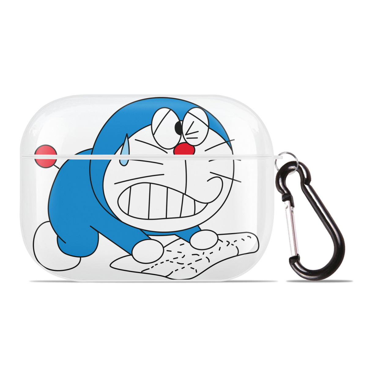 （画像用） ドラえもん Doraemon 【AirPods Pro用】ハードシェル保護ケース 耐衝撃・防指紋・カラビナ付き商品仕様