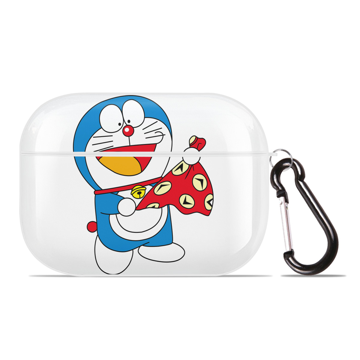 （画像用） ドラえもん Doraemon 【AirPods Pro用】ハードシェル保護ケース 耐衝撃・防指紋・カラビナ付き商品仕様