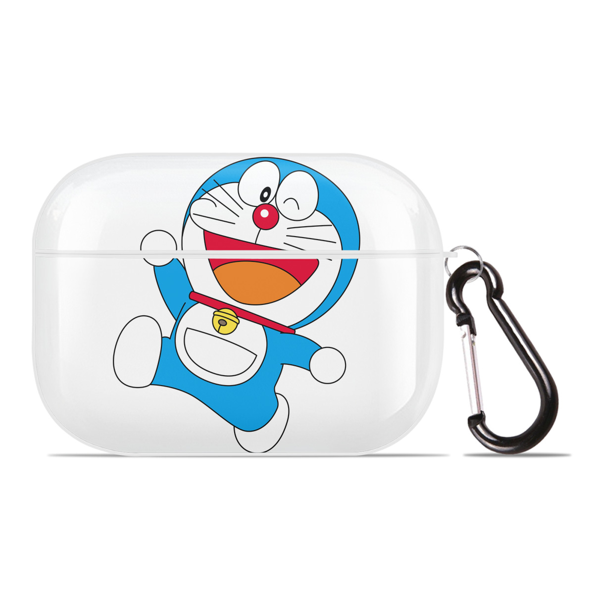 （画像用） ドラえもん Doraemon 【AirPods Pro用】ハードシェル保護ケース 耐衝撃・防指紋・カラビナ付き商品仕様