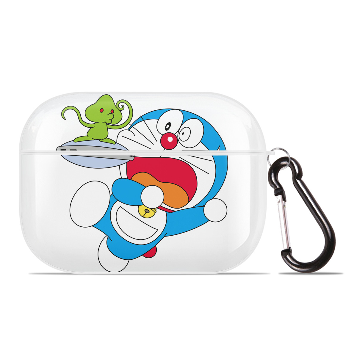 （画像用） ドラえもん Doraemon 【AirPods Pro用】ハードシェル保護ケース 耐衝撃・防指紋・カラビナ付き商品仕様