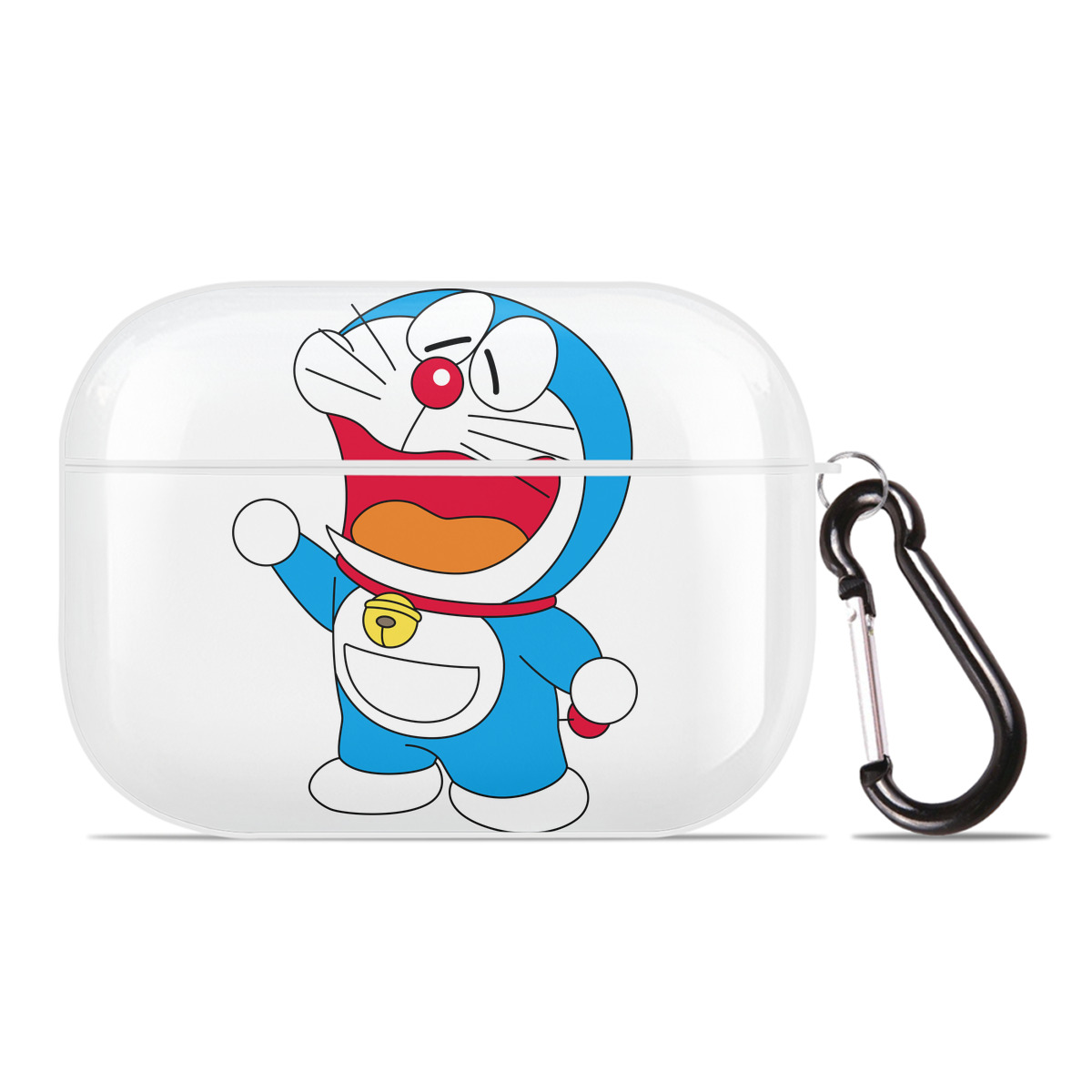 （画像用） ドラえもん Doraemon 【AirPods Pro用】ハードシェル保護ケース 耐衝撃・防指紋・カラビナ付き商品仕様