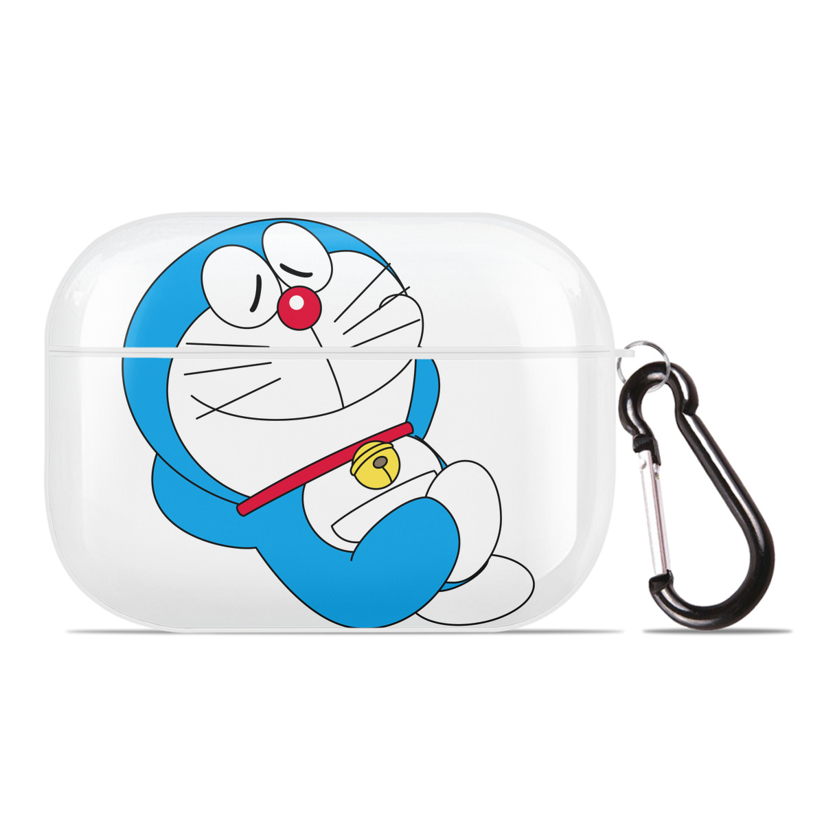 （画像用） ドラえもん Doraemon 【AirPods Pro用】ハードシェル保護ケース 耐衝撃・防指紋・カラビナ付き商品仕様