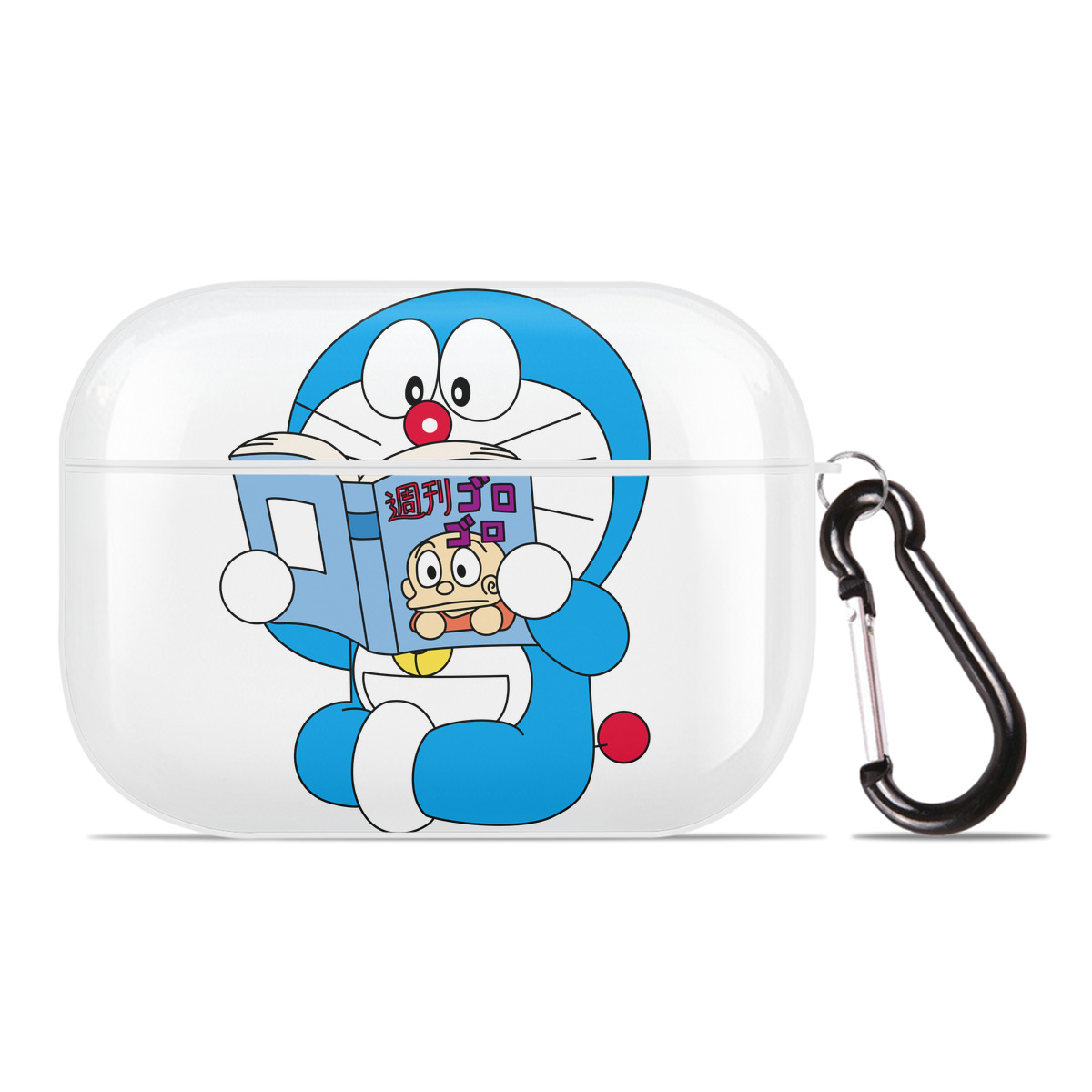 （画像用） ドラえもん Doraemon 【AirPods Pro用】ハードシェル保護ケース 耐衝撃・防指紋・カラビナ付き商品仕様