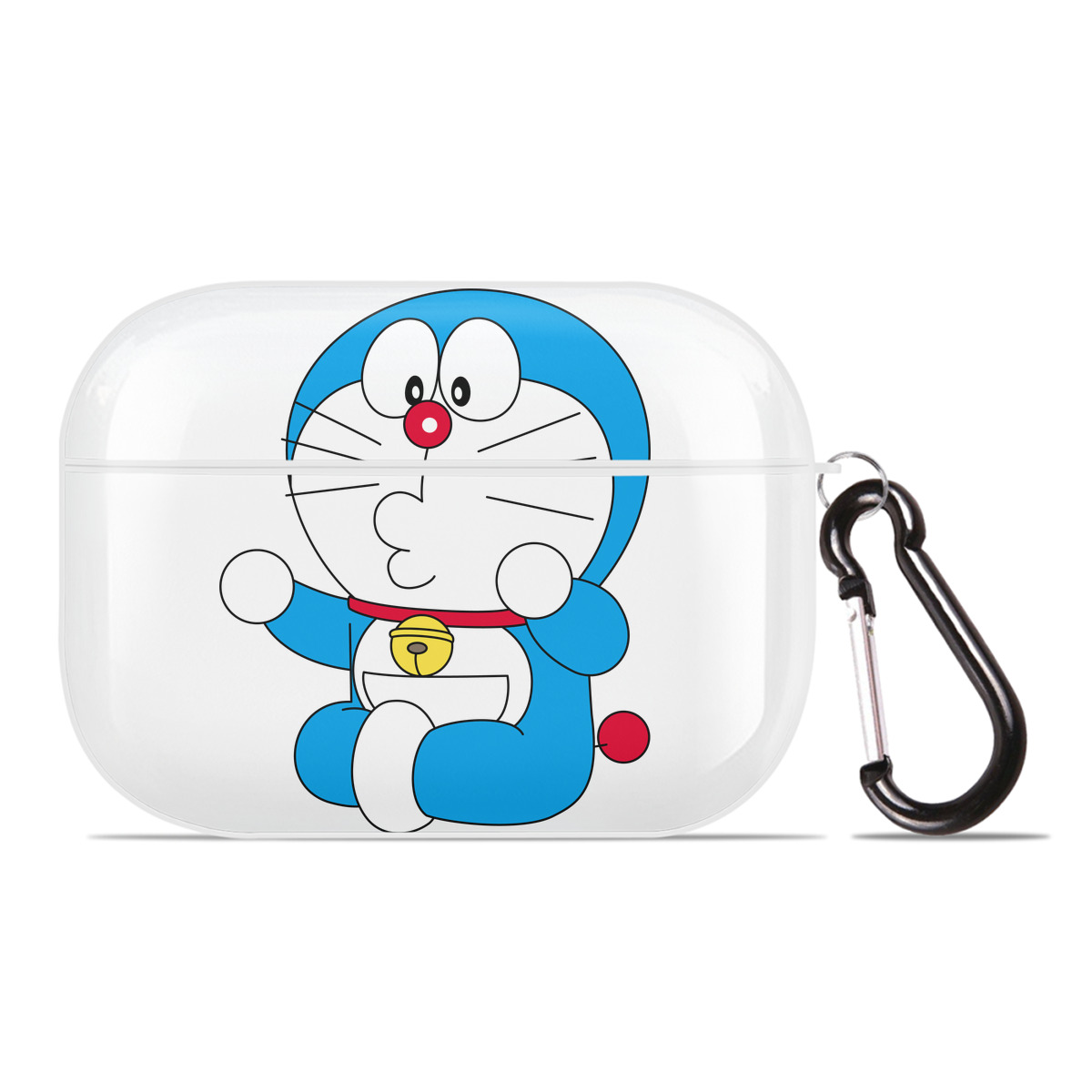 （画像用） ドラえもん Doraemon 【AirPods Pro用】ハードシェル保護ケース 耐衝撃・防指紋・カラビナ付き商品仕様