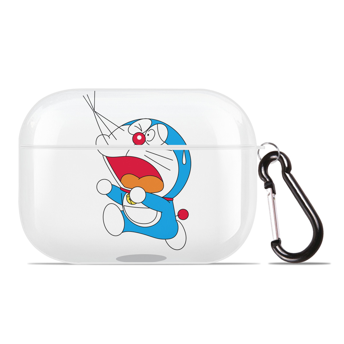 （画像用） ドラえもん Doraemon 【AirPods Pro用】ハードシェル保護ケース 耐衝撃・防指紋・カラビナ付き商品仕様