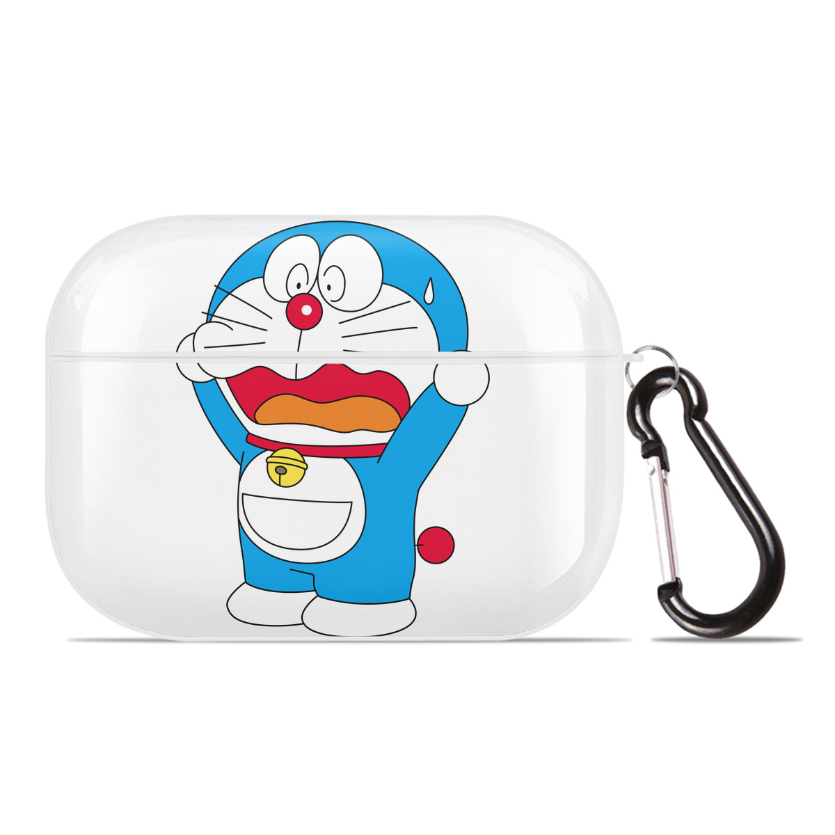 （画像用） ドラえもん Doraemon 【AirPods Pro用】ハードシェル保護ケース 耐衝撃・防指紋・カラビナ付き商品仕様