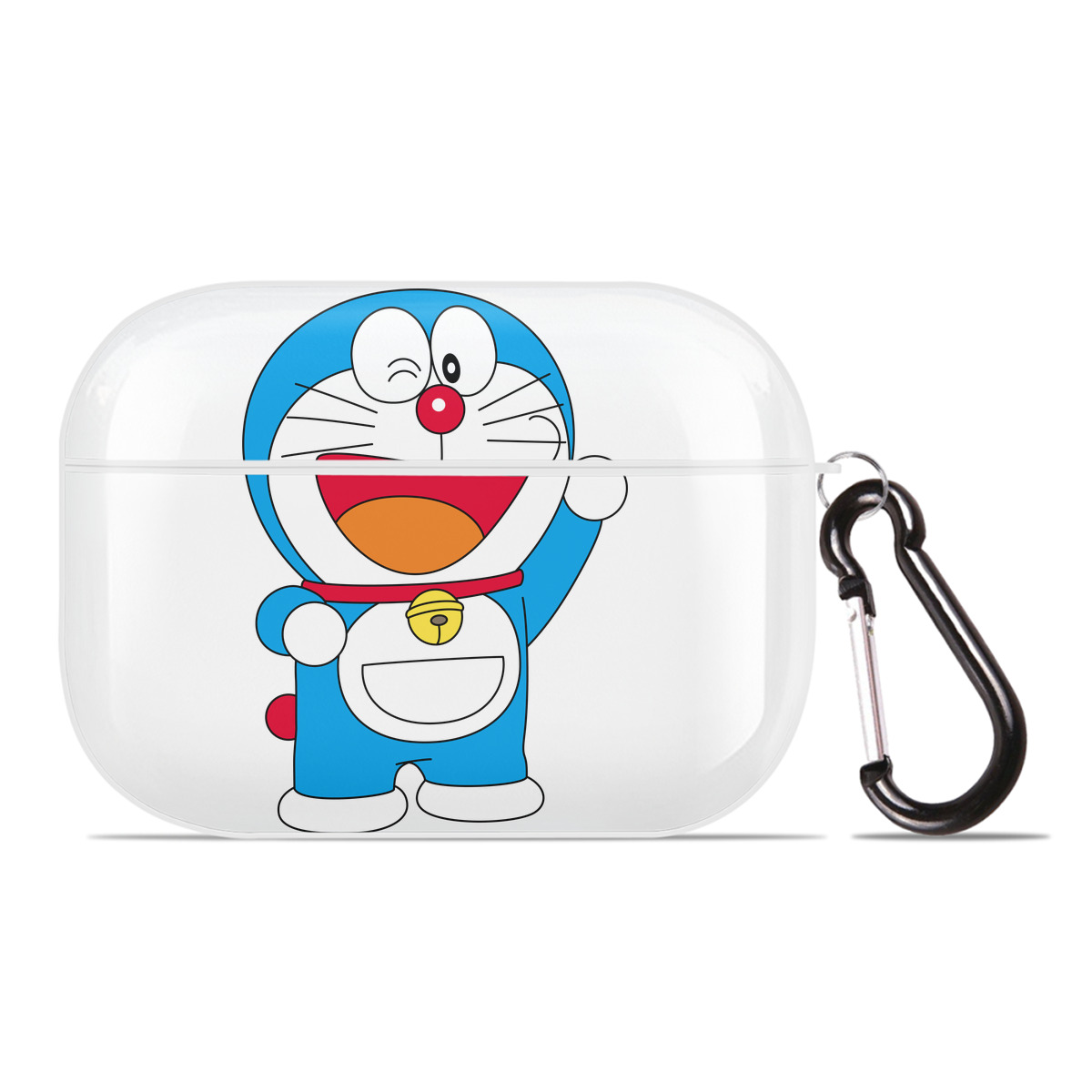 （画像用） ドラえもん Doraemon 【AirPods Pro用】ハードシェル保護ケース 耐衝撃・防指紋・カラビナ付き商品仕様