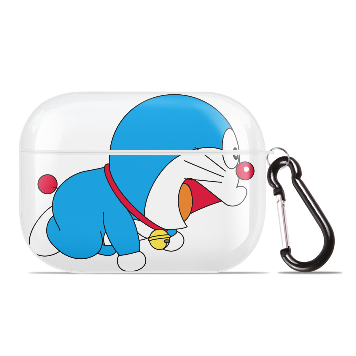 （画像用） ドラえもん Doraemon 【AirPods Pro用】ハードシェル保護ケース 耐衝撃・防指紋・カラビナ付き商品仕様