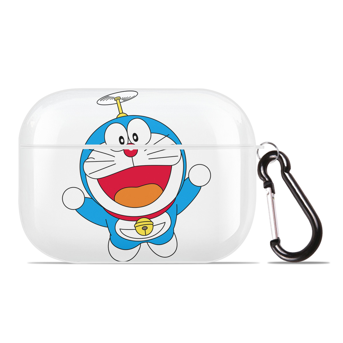 （画像用） ドラえもん Doraemon 【AirPods Pro用】ハードシェル保護ケース 耐衝撃・防指紋・カラビナ付き商品仕様