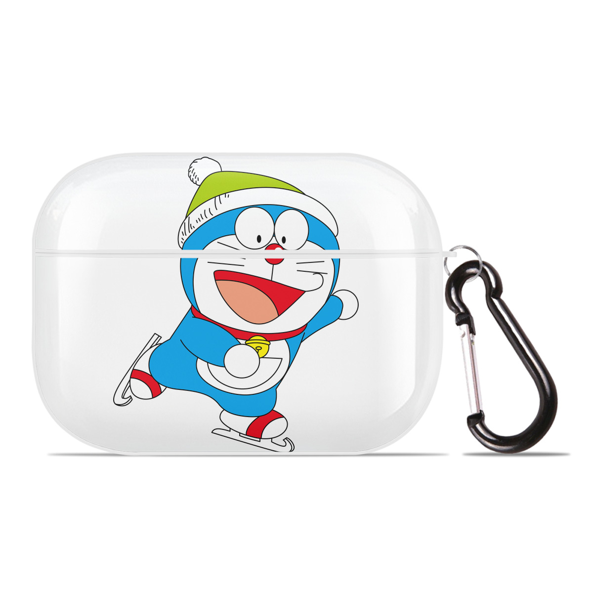 （画像用） ドラえもん Doraemon 【AirPods Pro用】ハードシェル保護ケース 耐衝撃・防指紋・カラビナ付き商品仕様