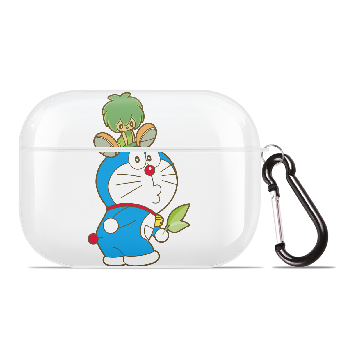 （画像用） ドラえもん Doraemon 【AirPods Pro用】ハードシェル保護ケース 耐衝撃・防指紋・カラビナ付き商品仕様