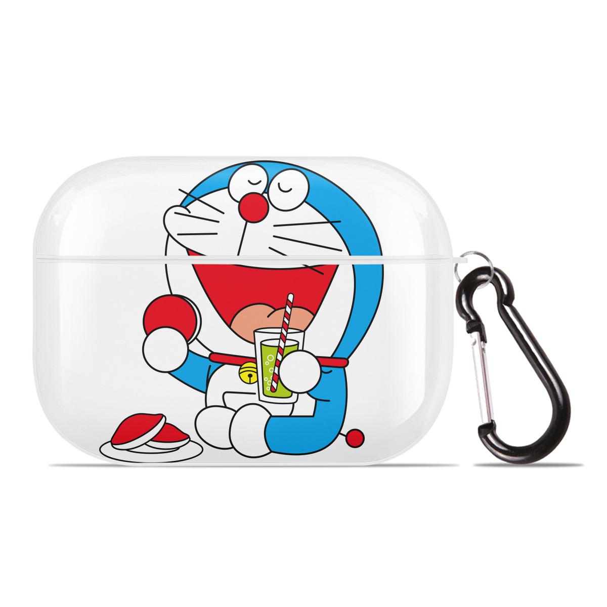 （画像用） ドラえもん Doraemon 【AirPods Pro用】ハードシェル保護ケース 耐衝撃・防指紋・カラビナ付き商品仕様