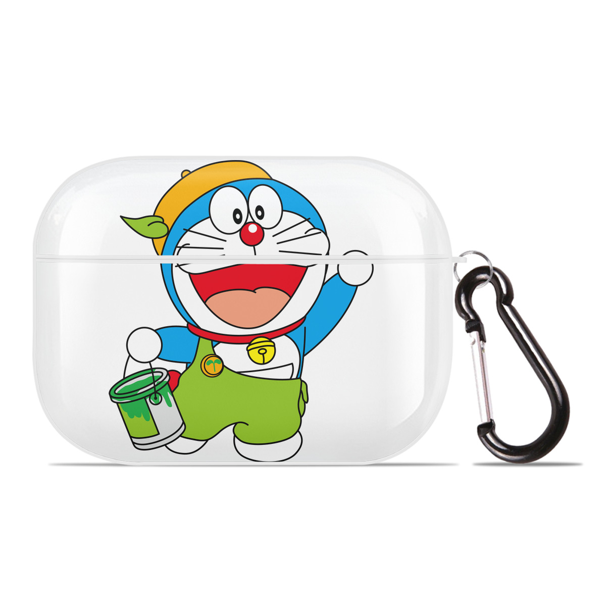 （画像用） ドラえもん Doraemon 【AirPods Pro用】ハードシェル保護ケース 耐衝撃・防指紋・カラビナ付き商品仕様