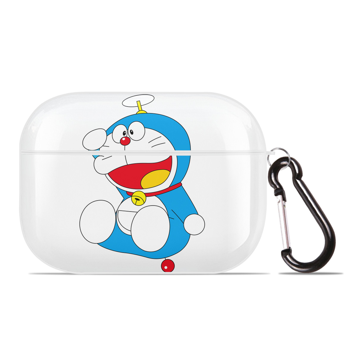 （画像用） ドラえもん Doraemon 【AirPods Pro用】ハードシェル保護ケース 耐衝撃・防指紋・カラビナ付き商品仕様