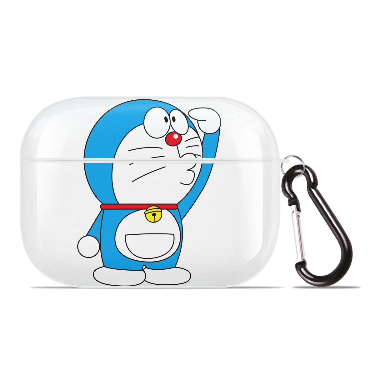 （画像用） ドラえもん Doraemon 【AirPods Pro用】ハードシェル保護ケース 耐衝撃・防指紋・カラビナ付き商品仕様