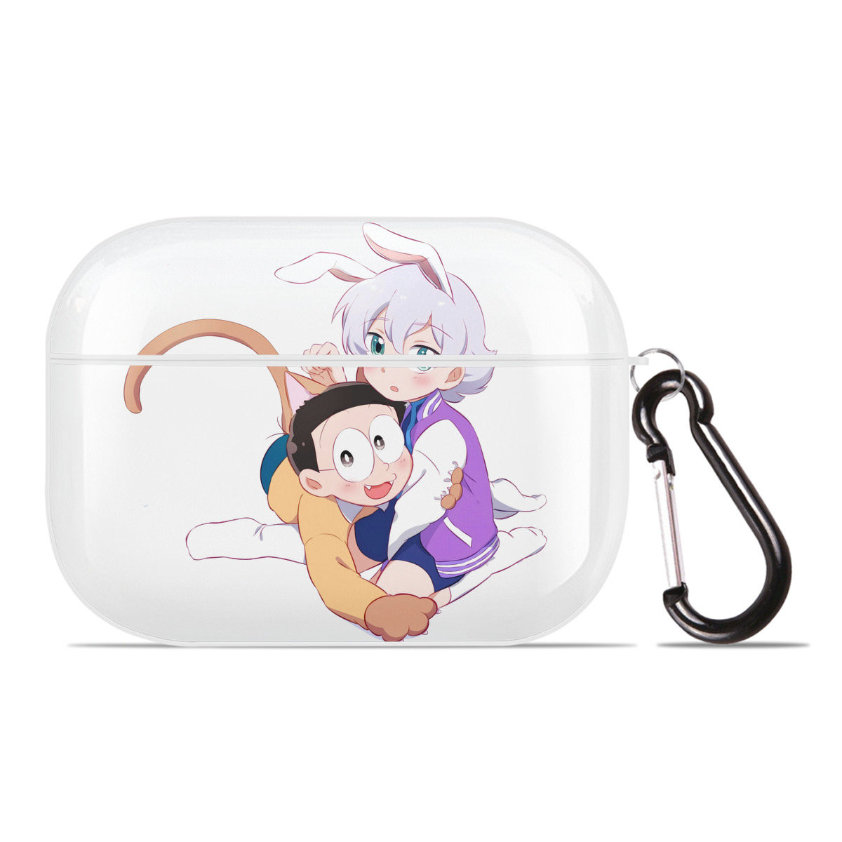 （画像用） ドラえもん 野比 のび太 Doraemon Nobita Nobi 【AirPods Pro用】ハードシェル保護ケース 耐衝撃・防指紋・カラビナ付き商品仕様